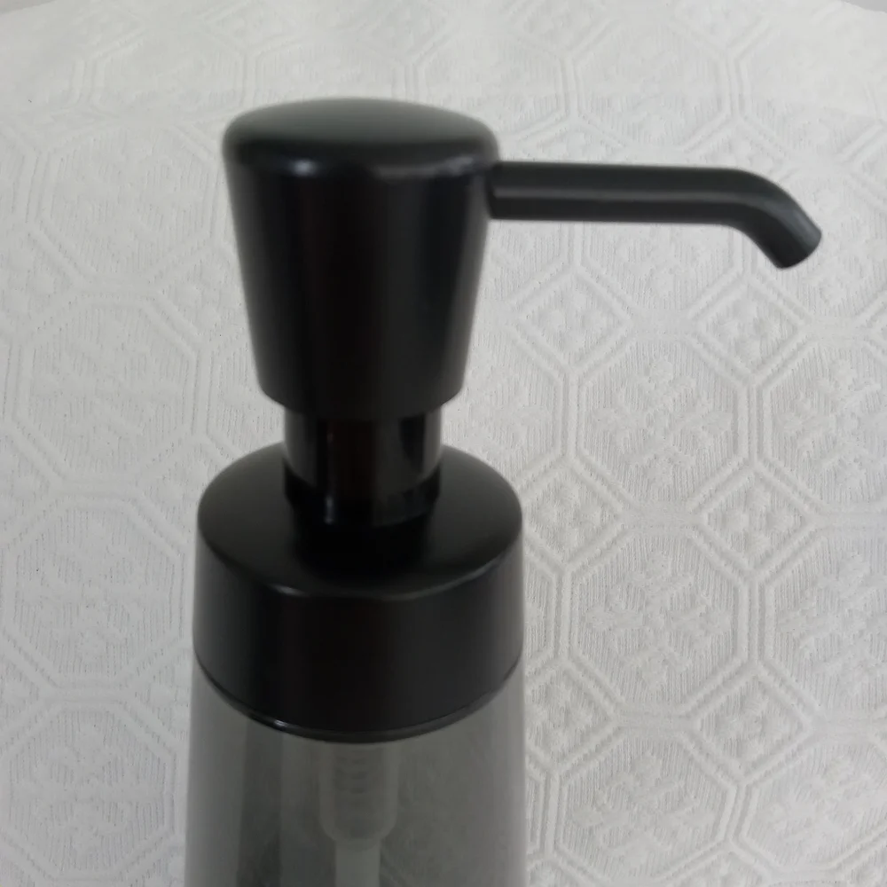 TARGET Room Essentials Plastic Black Soap/Lotion dispensers *NEW Set of 2.